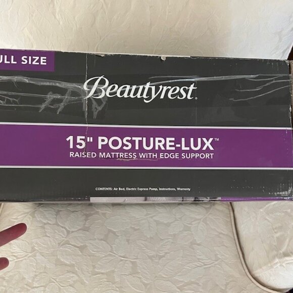 Beautyrest Posture Lux Raised Inflatable Air Mattress with Electric Air Pump - Picture 2 of 4